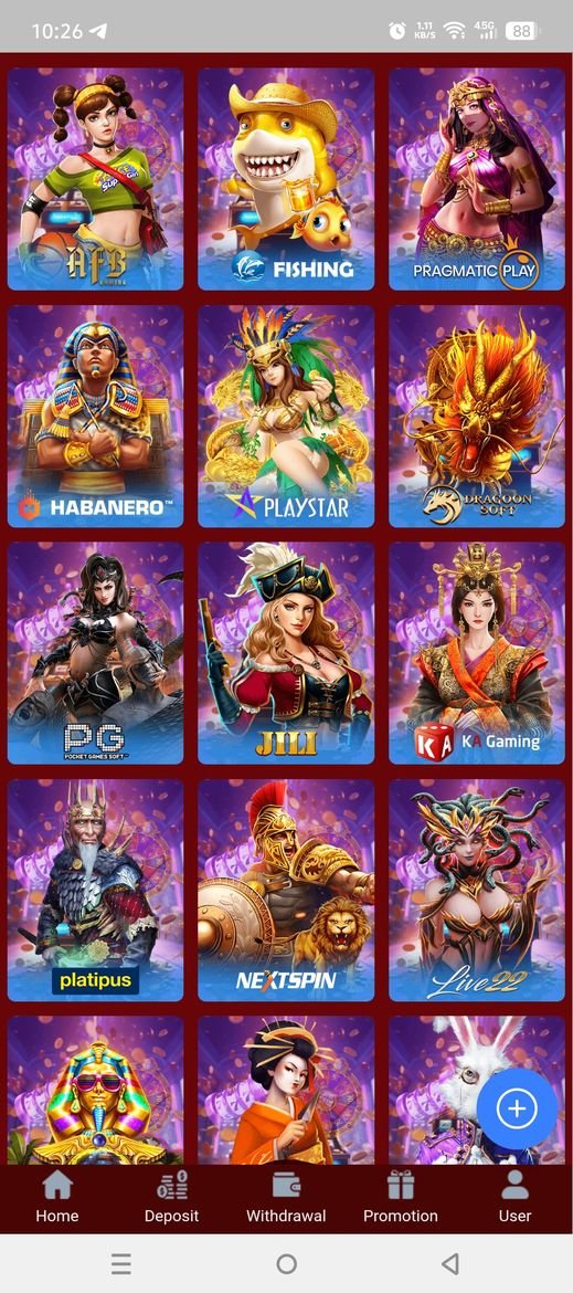 BetCX7 slots providers — JILI, PG Soft, Habanero, PlayStar