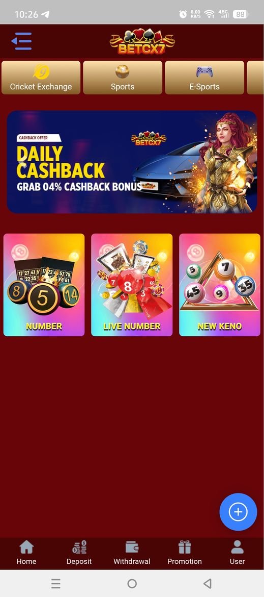 BetCX7 app hot games grid
